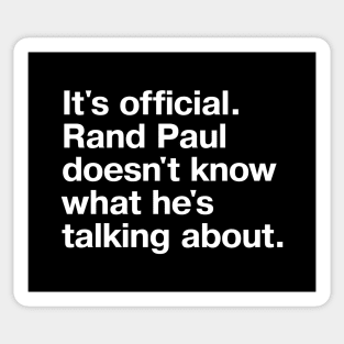 Dr Fauci smacks down Rand Paul - officially Sticker